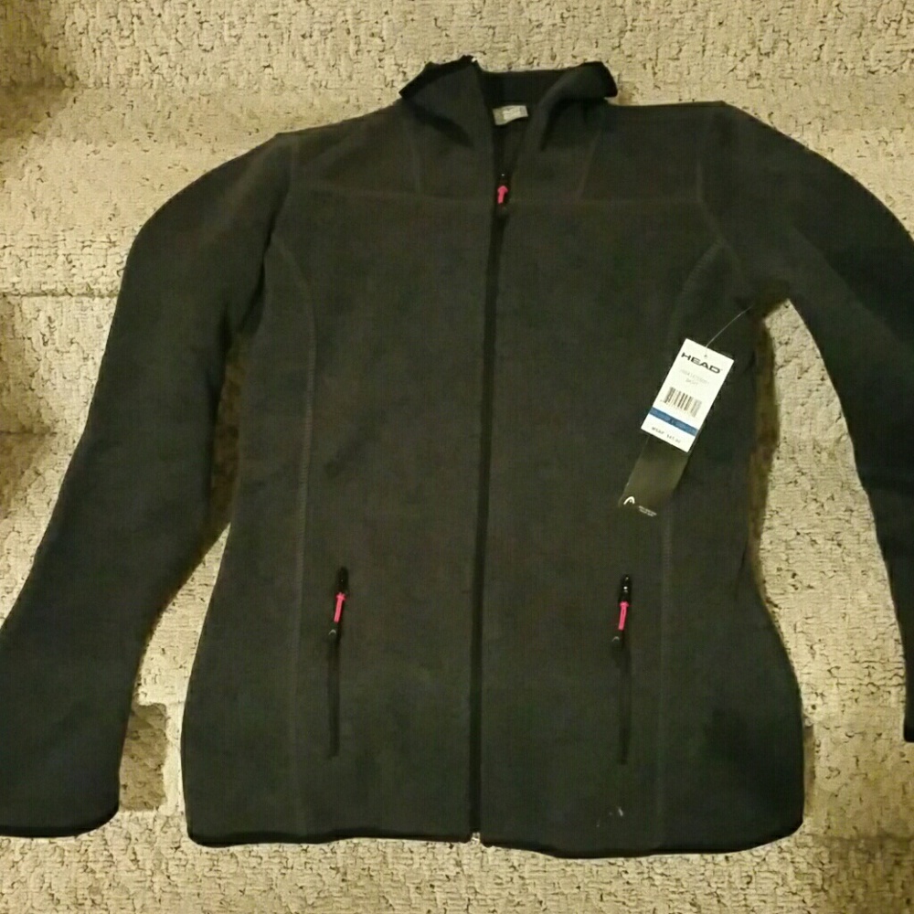 New womens xs head zip up